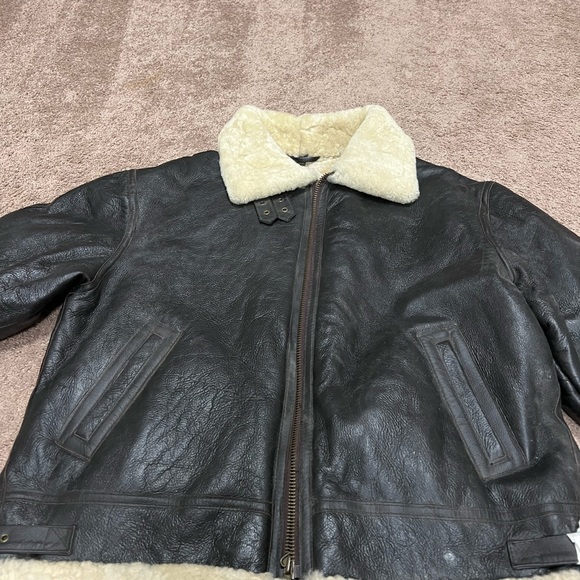 2 brand new leather bomber jackets.  Worn 1 time PRICE LISTED IS PER JACKET. - Picture 2 of 10